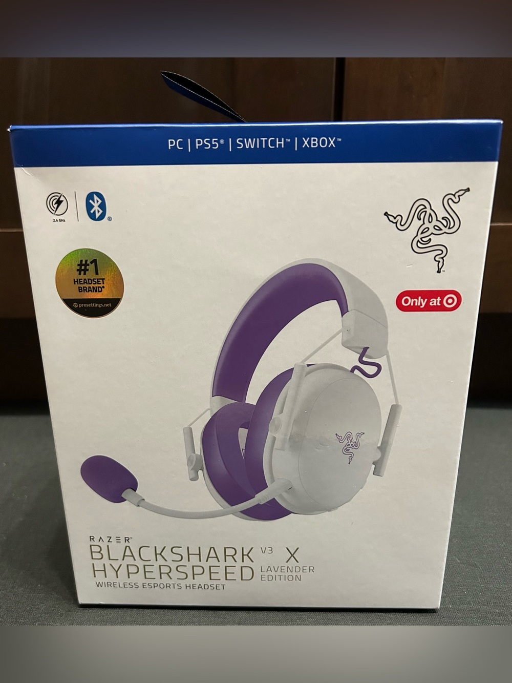 Razer Blackshark V3 x HyperSpeed Gaming Headset - (Limited Lavender Edition)